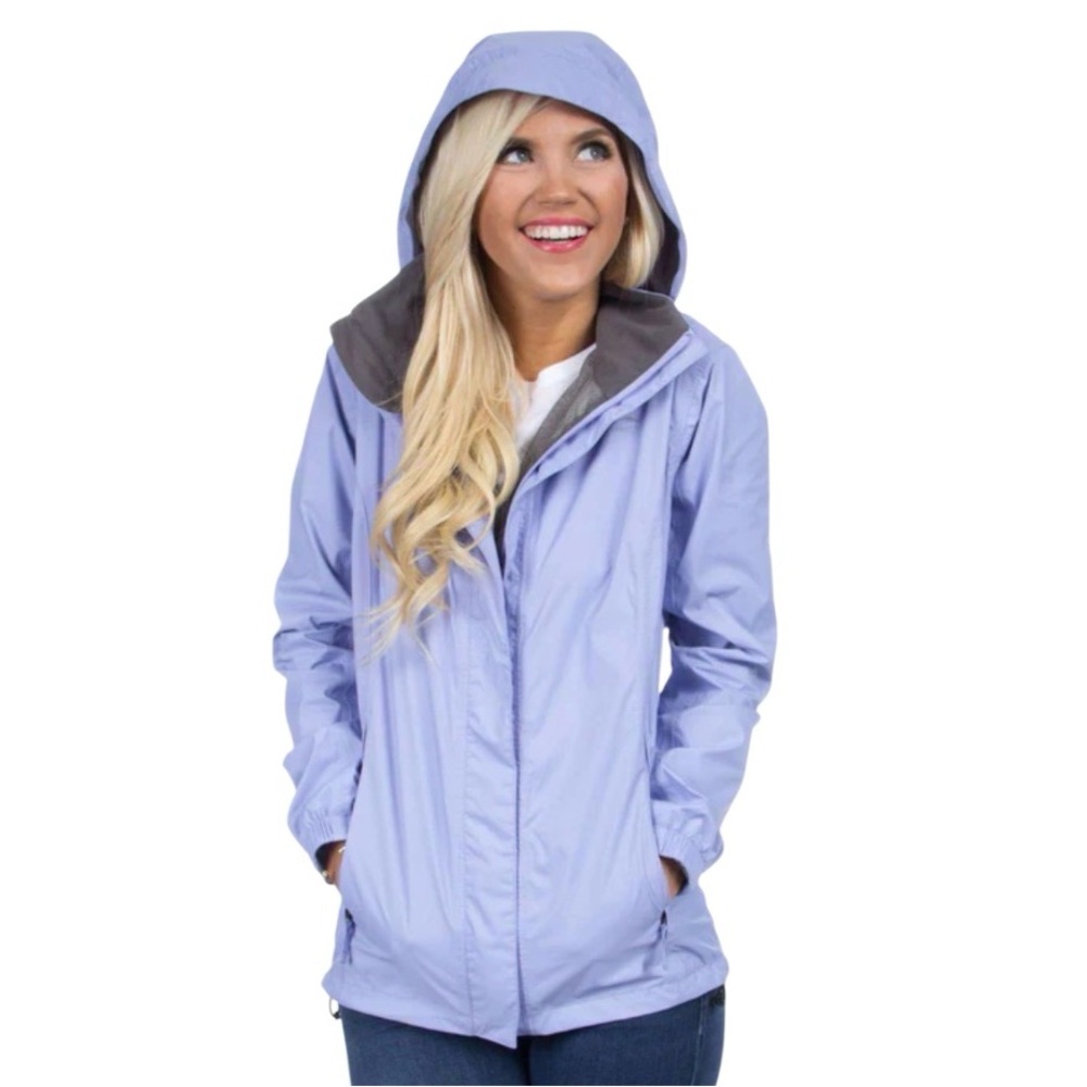 LAUREN JAMES PREPTEC Liliac Rain jacket women’s packable coat size XL
